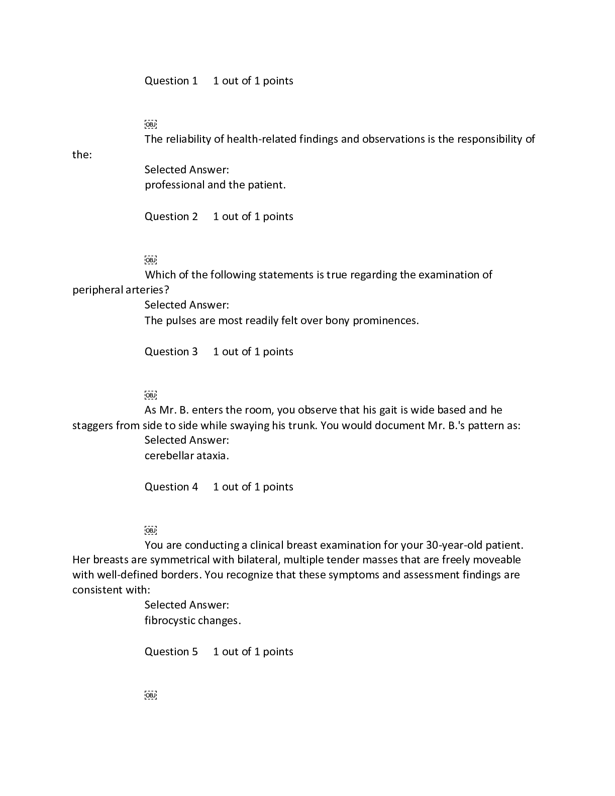 Preview image for NURS 6512N Final Exam 5 (Questions and Answers)